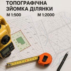 топографічний план ділянки 1:500